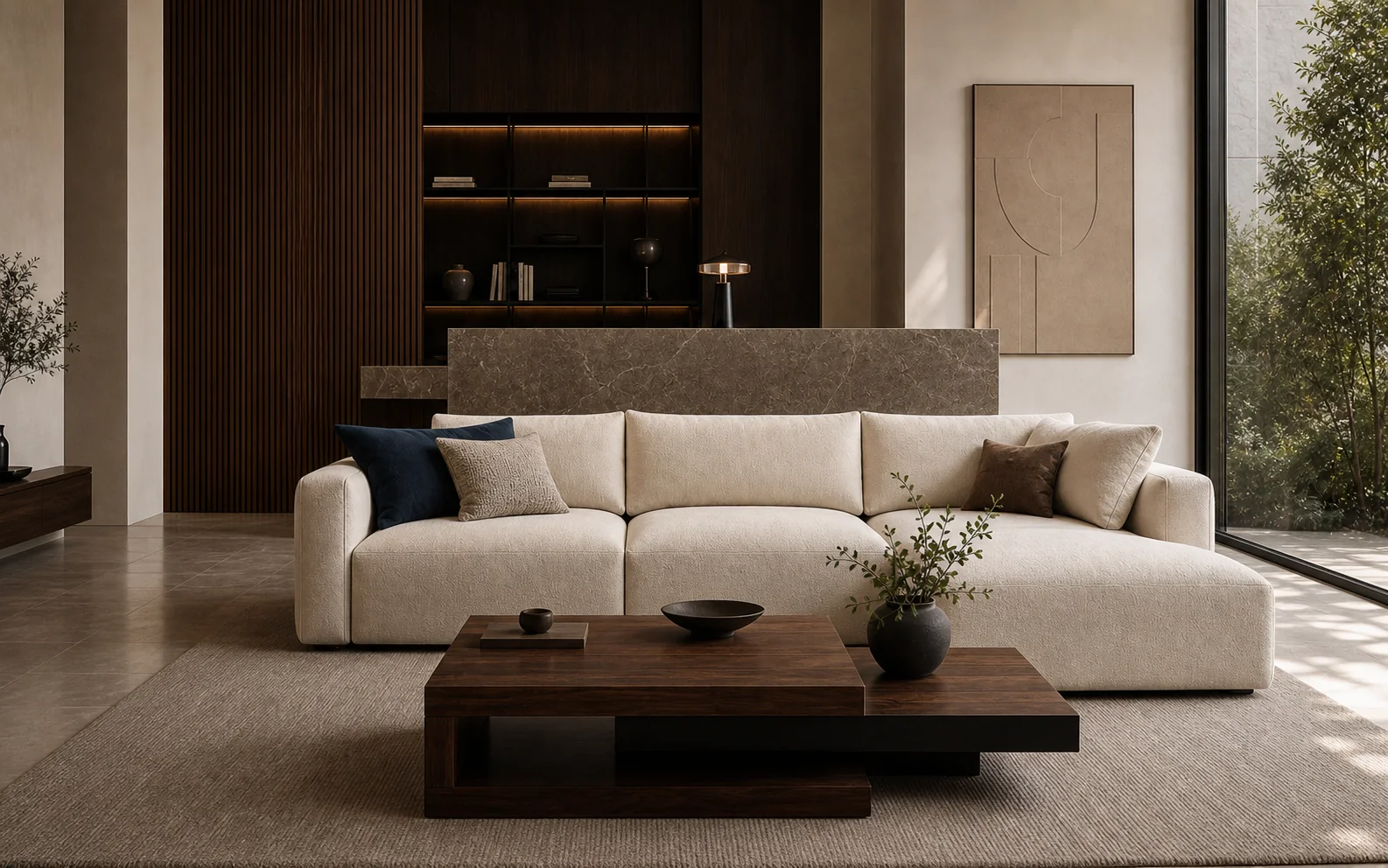 Conceptual contemporary sofa interior for HANRAN HOME